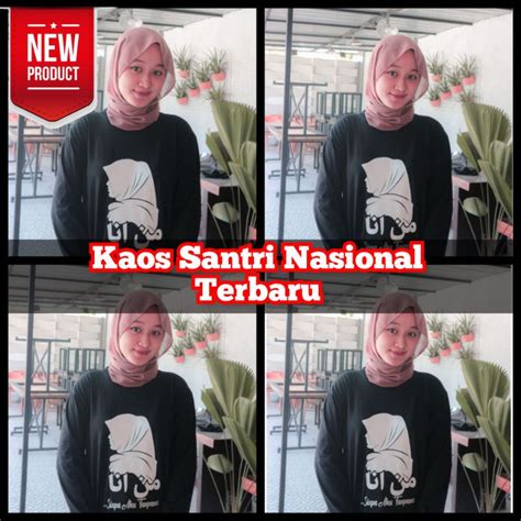 Jual Kaos Santri Lengan Panjang Salafi Salafy MAN ANA Baju Atasan