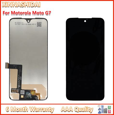 Pantalla Lcd Para Motorola Moto G7 Xt1962 Montaje De Digitalizador Con