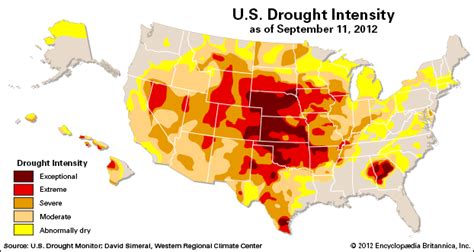 Us Drought Of 2012 Students Britannica Kids Homework Help