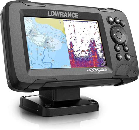 Lowrance Hook Reveal 5 Inch Fish Finders with Transducer Plus Optional ...