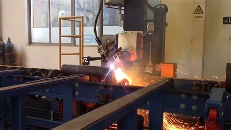 5 Axis Flame And Plasma Pipe Cutting And Profiling Machine Youtube