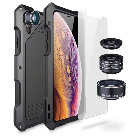 Olixar Titan Clip Armour Protective Iphone Xs X Case Gunmetal