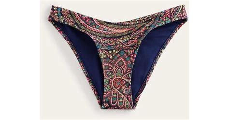 Boden Curved Top Bikini Bottoms Light Navy Palace In Blue Lyst