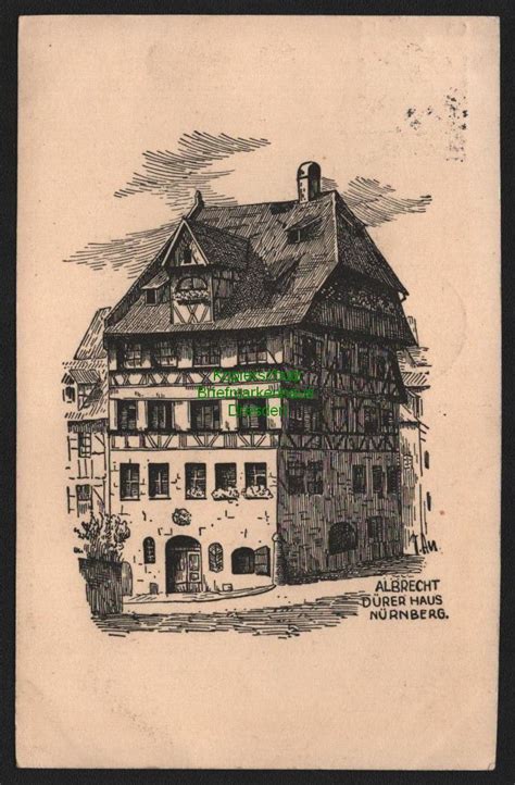 51876 Ansichtskarte Nürnberg Albrecht Dürer Haus 1933 Küntlerkarte