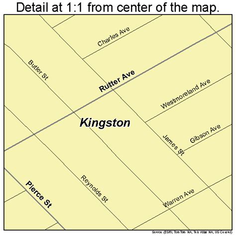 Kingston Pennsylvania Street Map 4239784