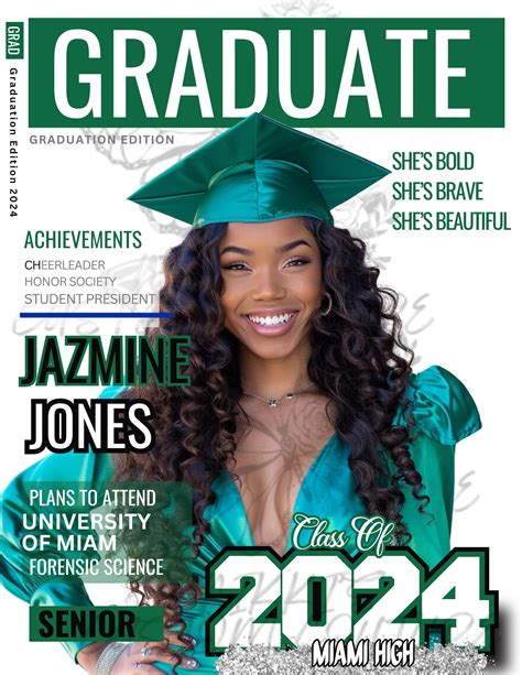 Graduation Magazine Cover Graduation Invitation Graduation 2024