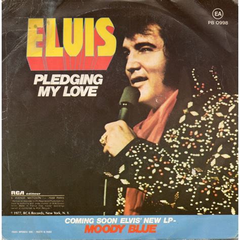 Way Down Pledging My Love By Elvis Presley Sp With Yvandimarco Ref