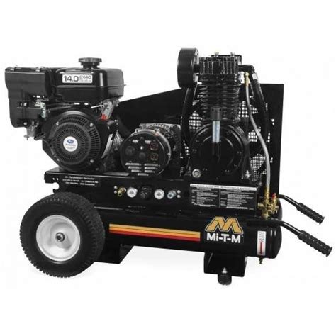 Mi T M 8 Gallon Two Stage Subaru Gas Air Compressorgenerator Combo Ag2