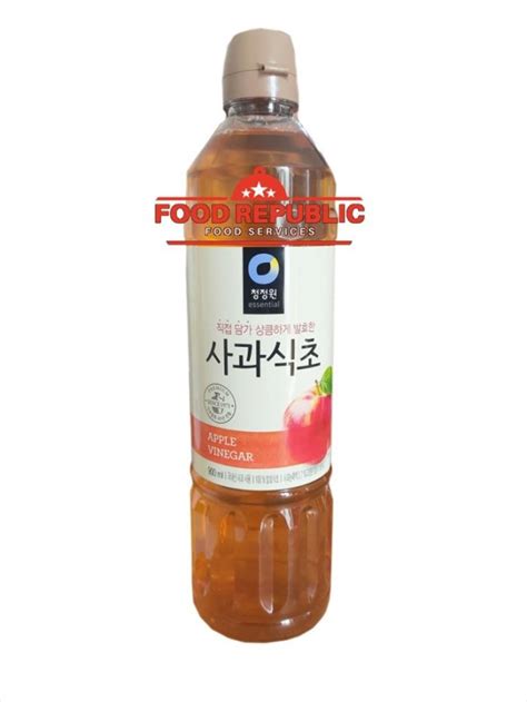 Jual CHUNG JUNG ONE APPLE VINEGAR 900 ML CUKA APEL KOREA IMPORT