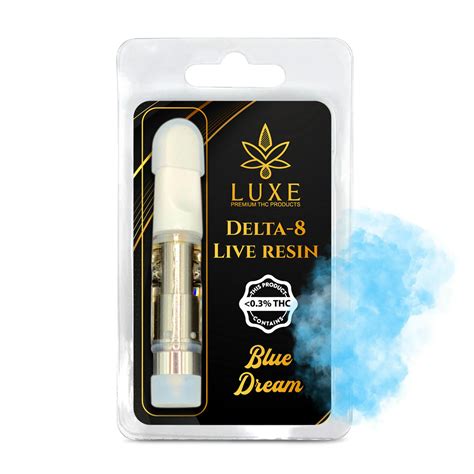 Luxe Thc 25 Off With Code Leafly Blue Dream Delta 8 Vape Cart 1ml