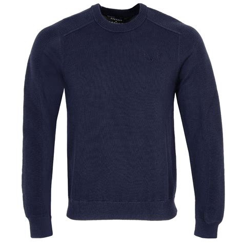 Castore Knitted Crew Neck Sweater Midnight Navy Scottsdale Golf