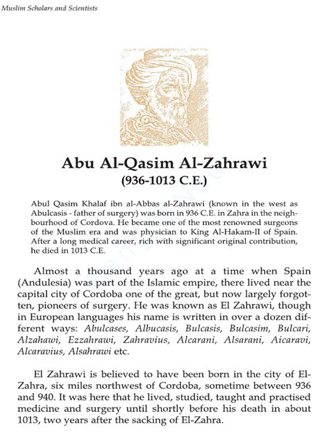 Abu Al Qasim Al Zahrawi Pdf