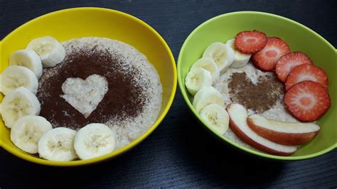 Porridge Rezept Haferflocken Frühstück YouTube