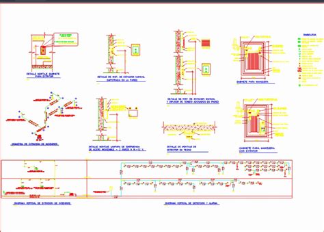 Instalaciones Contra Incendios En Autocad Cad Kb Bibliocad