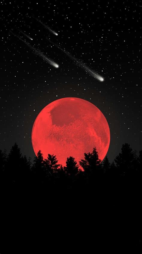 Red Moon Anime Wallpapers - Wallpaper Cave