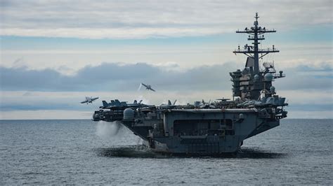 Us Theodore Roosevelt Carrier Strike Group Begins Exercise Northern