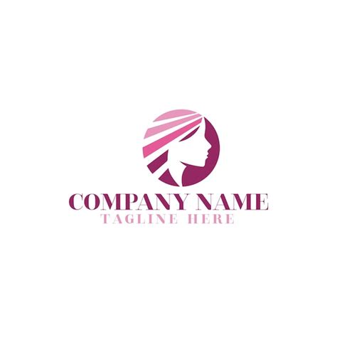 Premium Vector Woman Face Logo Design Vector