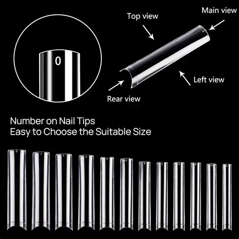 Super Long Square Tips Flat C Curve Long No C Curve Straight Square