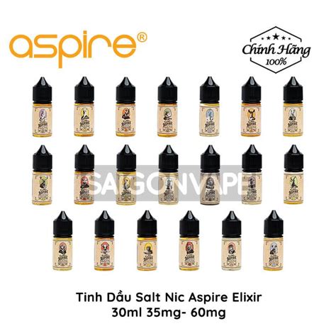 Aspire Elixir Oolong Tea Pineapple Salt 30ml Tinh Dầu Vape Chính Hãng