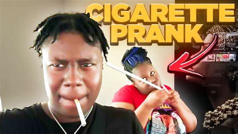 Cigarette Prank On Mom😂🤯she Did This Youtube