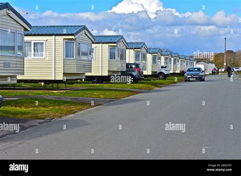 Rows Of Modern Static Caravans At Trecco Bay Holiday Park One Of Parkdeans Resorts At