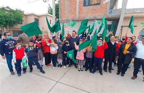 Alcalde Inaugura Pavimentaci N De Los Mezquites