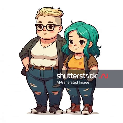 Cute Lesbian Couple First Woman Lesbian Imagen Generada Por IA Shutterstock