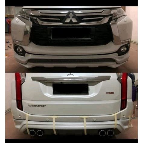 Jual Paket Set Depan Belakang Bodykit Mitsubishi All New Pajero XSport