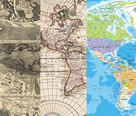 Como Era Feito O Mapa Antigamente - Como eram feitos os mapas antigamente e atualmente - Evolução dos Mapas