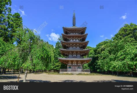 Five Storied Pagoda Image Photo Free Trial Bigstock