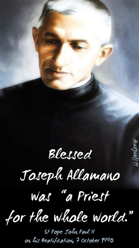 Blessed Joseph Allamano Wasa Priest For The Whole World St Pope John