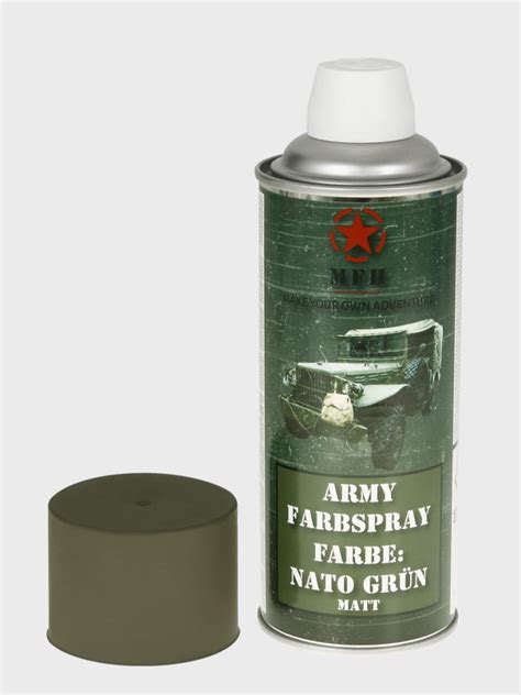 Farba Wojskowa Spray Ml Zielony Nato Mat Zielonysklep