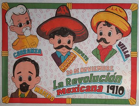 Mural Revoluci N Mexicana Infantil X Cm Mayoreo Did Ctico