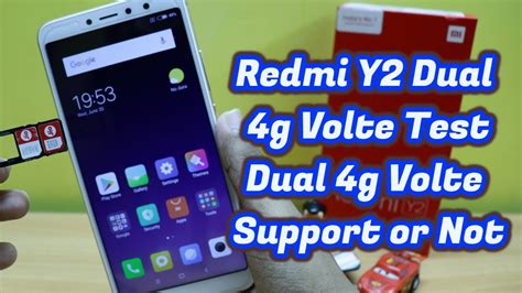 Redmi Y2 Dual 4g Volte Test Support Or Not Hindi YouTube