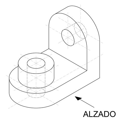 Figura Na Pieza 3D apta para normalización y acotación