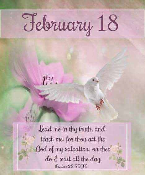 12447 February 18 2019 1Friends 2020 J Psalms 25 5 KJV December