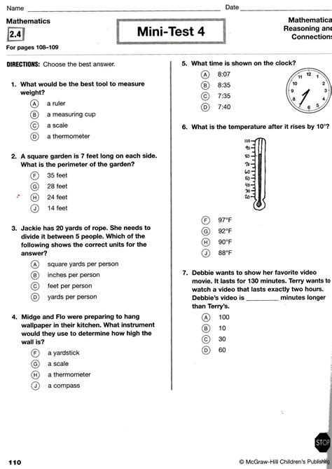 3rd Grade Pssa Math Practice Worksheets 3rd Grade Math Worksheets