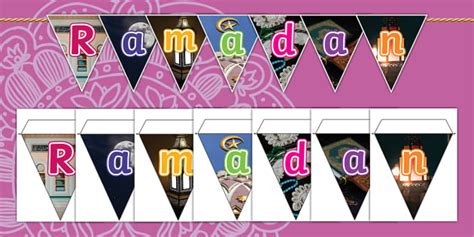 Ramadan Photo Display Bunting Hecho Por Educadores