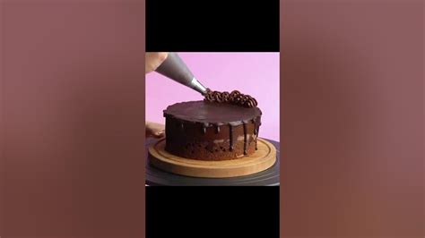 Most🥳 Beautiful Chocolate🍫 Cake🎂 Designing Idea Shorts Shortsvideo Youtubeshorts Chocolate