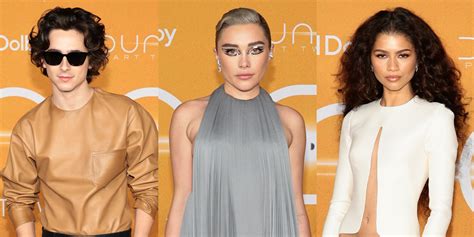 Timothée Chalamet Zendaya Florence Pugh More Stars Stun at Dune