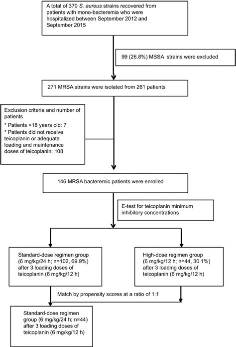 Flow Chart Of Patients With Mrsa Bacteremia Download Scientific Diagram