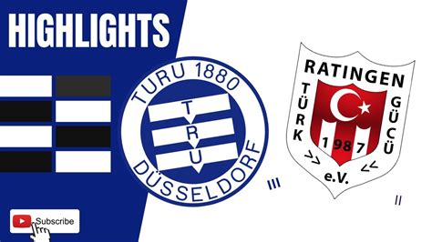 Turu D Sseldorf Iii Vs T Rkg C Ratingen Ii Youtube