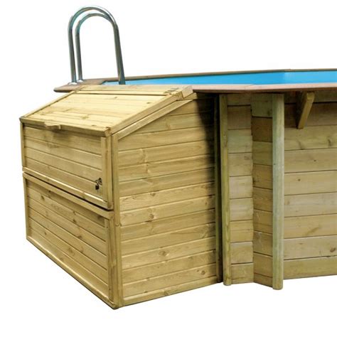 Coffre De Filtration En Bois Pour Piscine Bois Hors Sol Octogonale