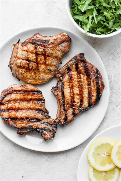 Juicy Grilled Pork Chops - Fit Foodie Finds