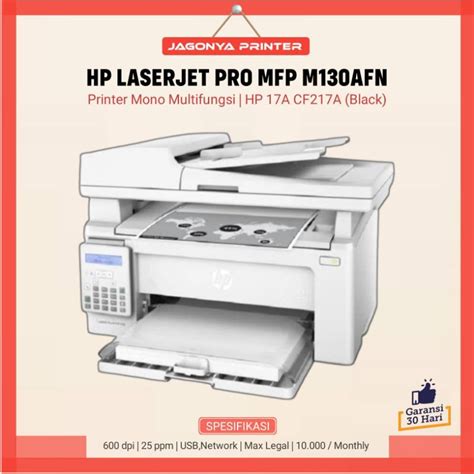 Jual HP Laserjet Pro MFP M130Ffn Printer Mono Multifungsi Scan Copy