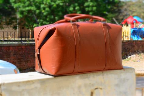 Leather Overnight Bag Pattern IUCN Water