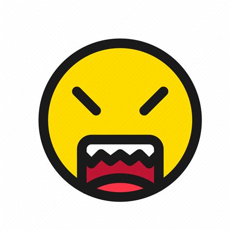 Angry Face Anger Emoji Expression Feeling Emotion Icon Download