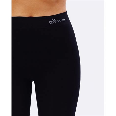 Boody Bamboo Crop Leggings - Black - Boody