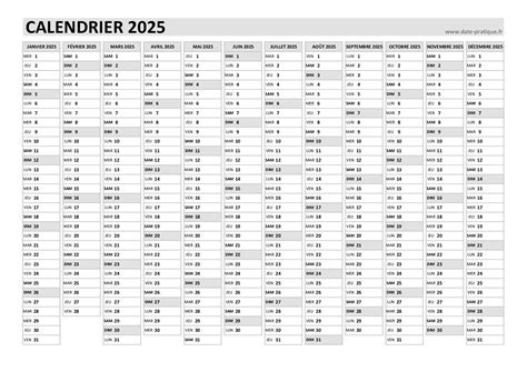 Calendrier Vierge Imprimer Panning Annuel Semestriel Et