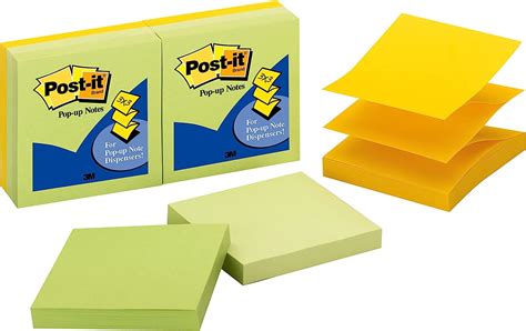 Post It Pop Up Notes 3x3 In 6 Pads Americas 1